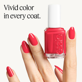 essie texture closeup highlighting glossy finish and even pigment payoff