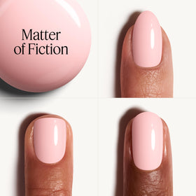 essie bottle and brush detail displaying smooth application and precise brush