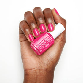 essie Mod Square next to a coin for scale showing compact 0.46 fl oz size benefit
