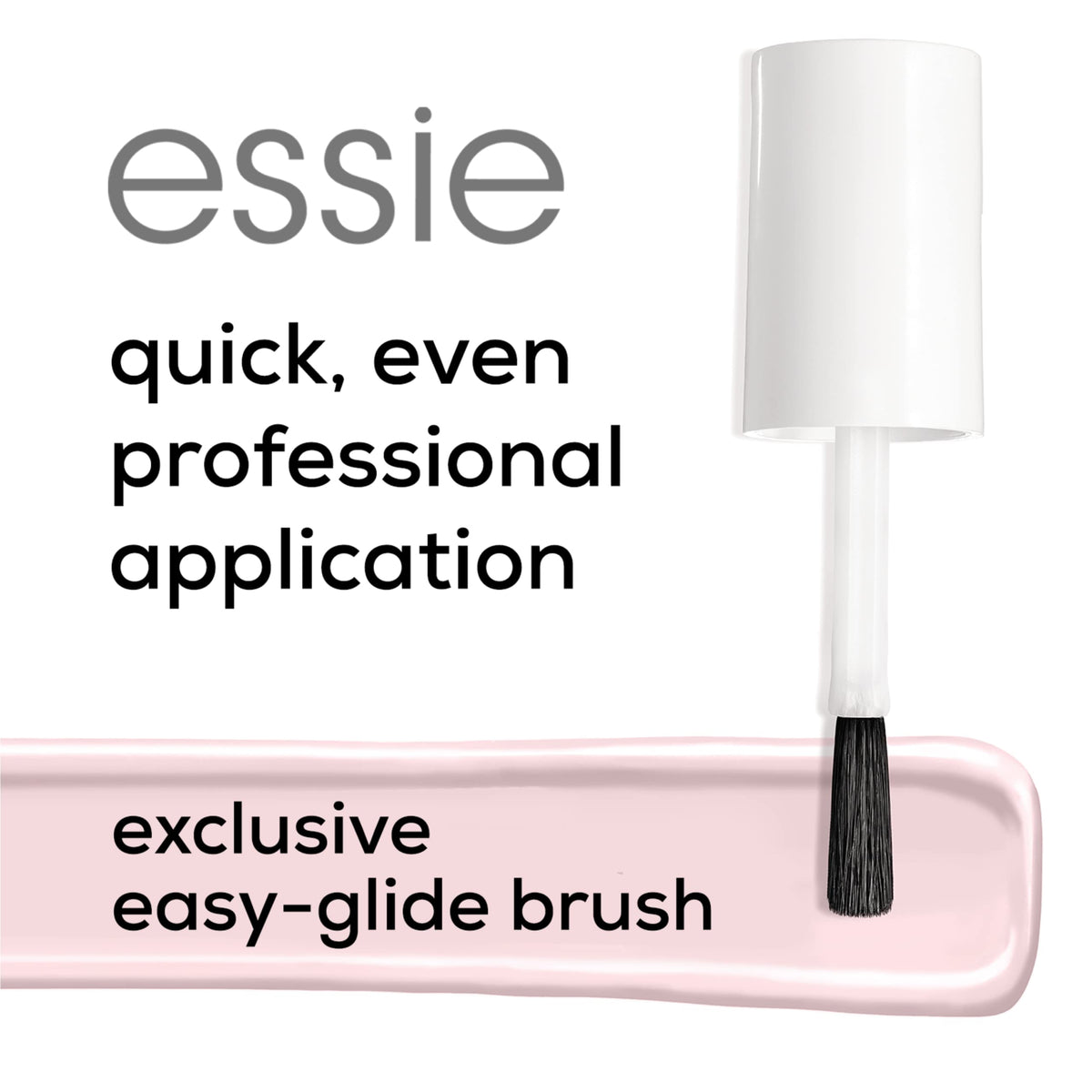 essie Mod Square swatch fan with accurate color payoff and pigment clarity benefit