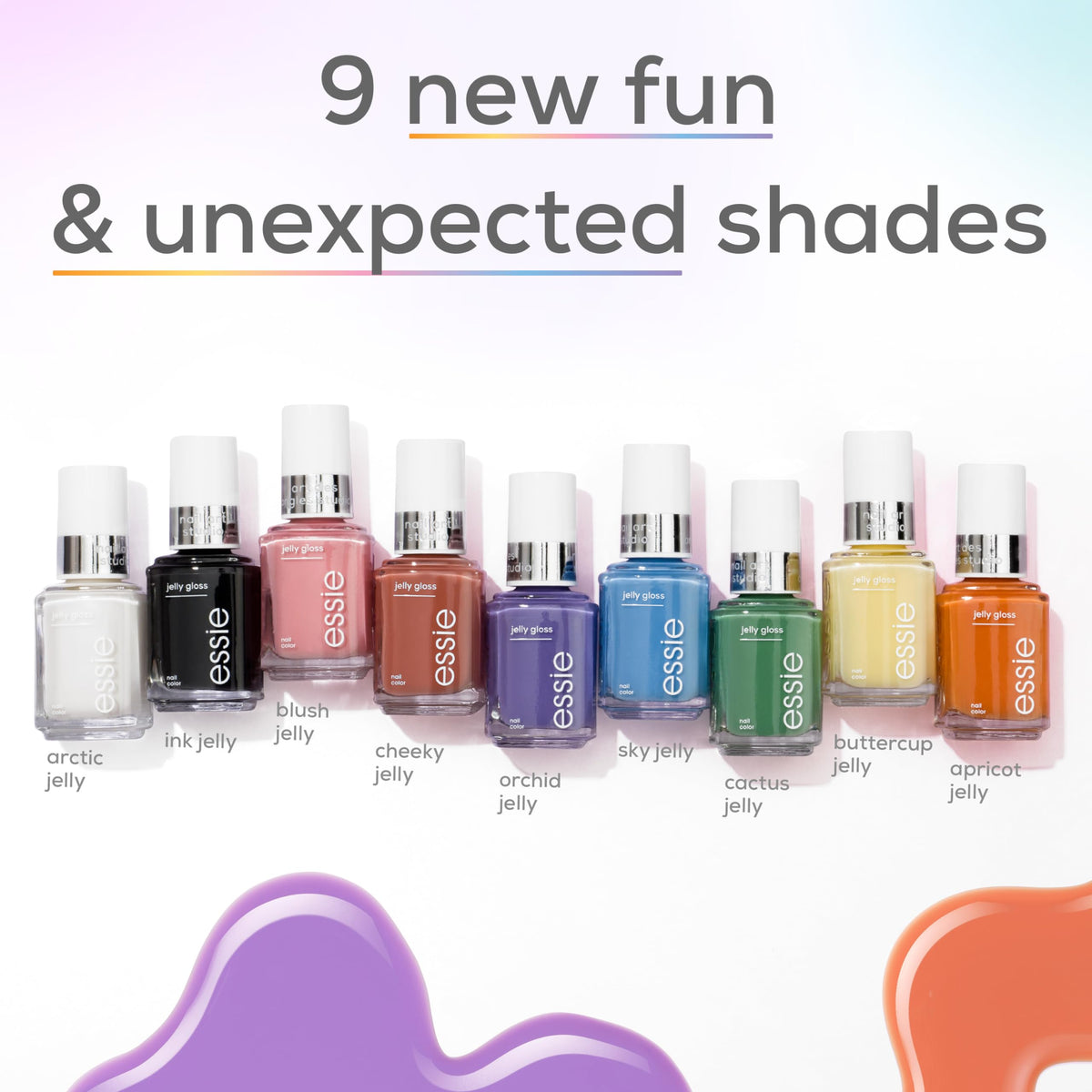 essie layered nail art example showing customizable color depth benefit