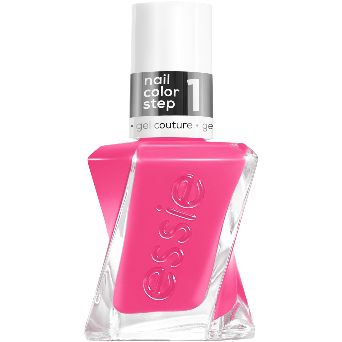 essie bottle front view showing Pinky Ring shade and glossy finish benefit