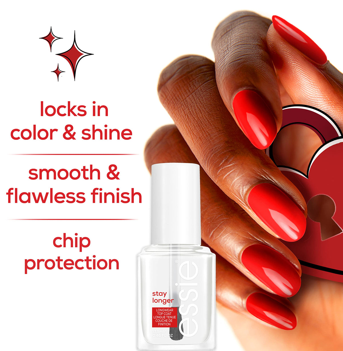 essie brush applicator close-up demonstrating smooth, even application benefit