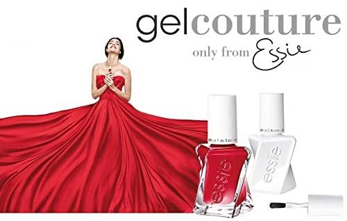 Essie top coat on nails close-up demonstrating glossy, chip-resistant finish