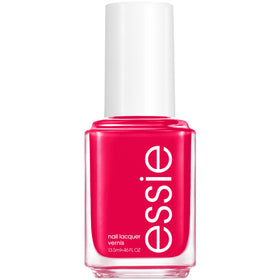 essie bottle front view showing glossy fuchsia color and salon finish benefit
