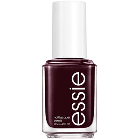 essie front bottle showing rich red shade and glossy benefit