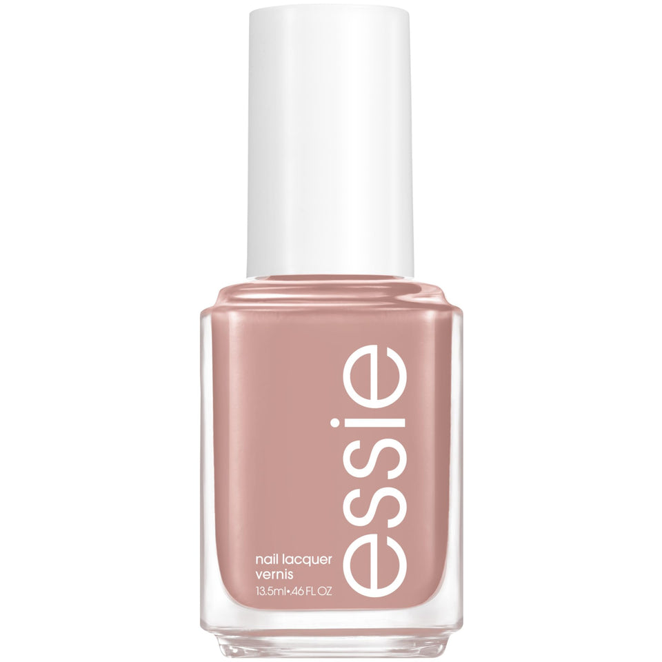 essie front bottle showing Wild Nude glossy tan and brand polish