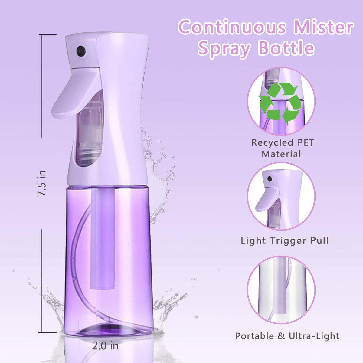 ESSKAM continuous micro-nozzle close-up highlighting fine mist precision and control