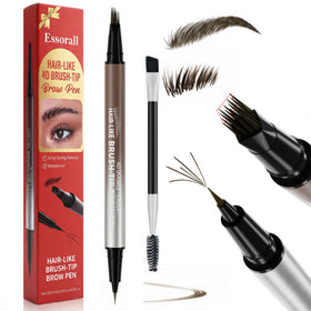 Essorall front packaging showing pencil and spoolie, clear product benefit