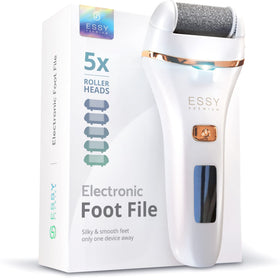 Essy front view of white device and box showing compact design and convenience