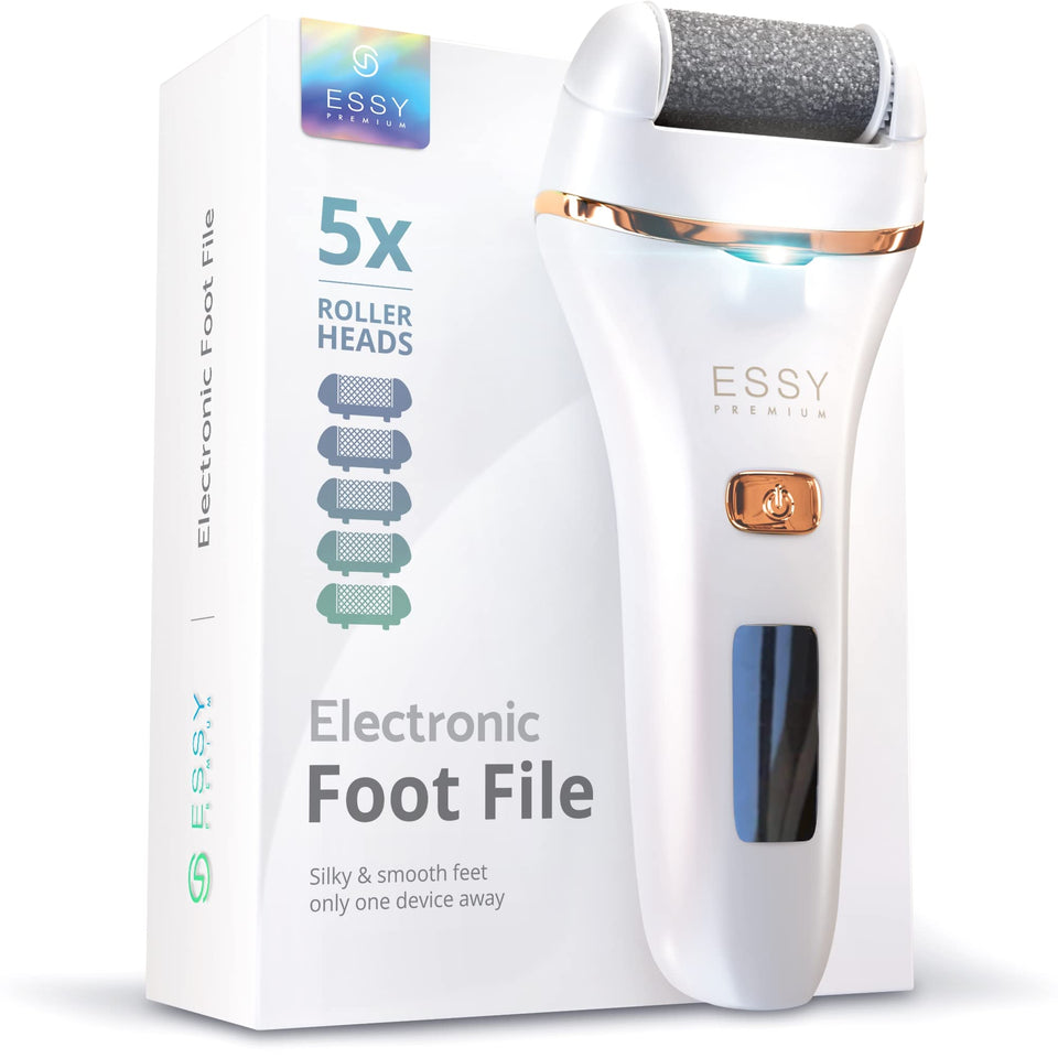 Essy front view of white device and box showing compact design and convenience