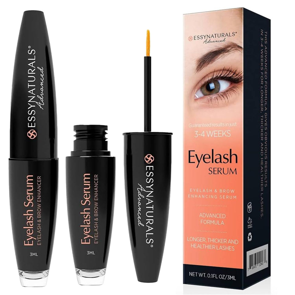 EssyNaturals front packaging showing bottle and box, highlights professional design