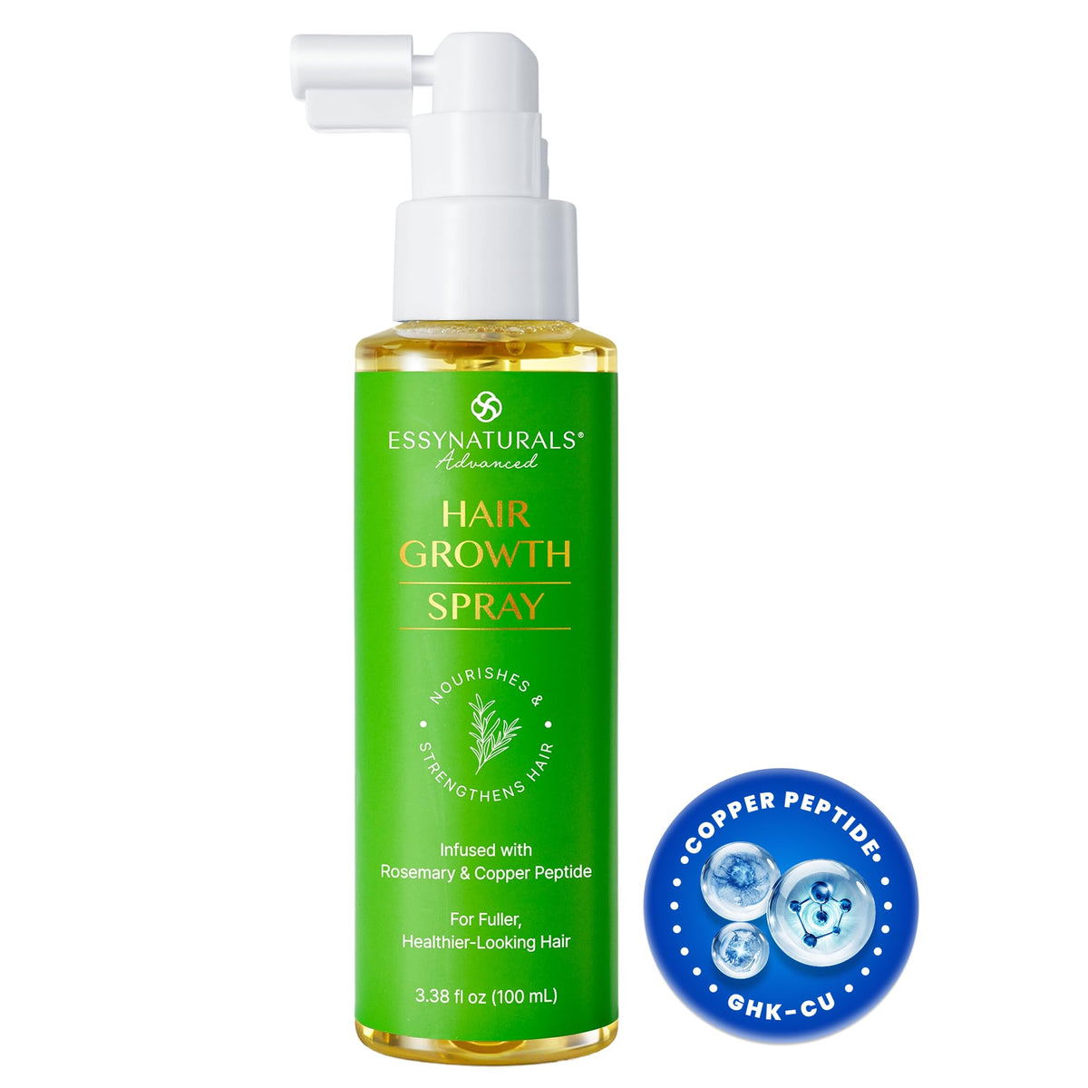 Essynaturals Advanced rosemary caffeine and castor ingredients conveying natural nourishment