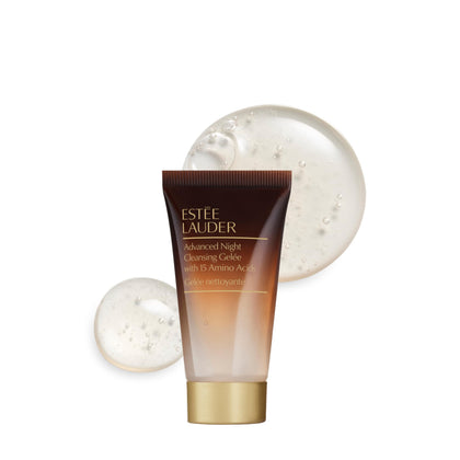 Estée Lauder front packaging showing travel-size bottle and brand clarity benefit