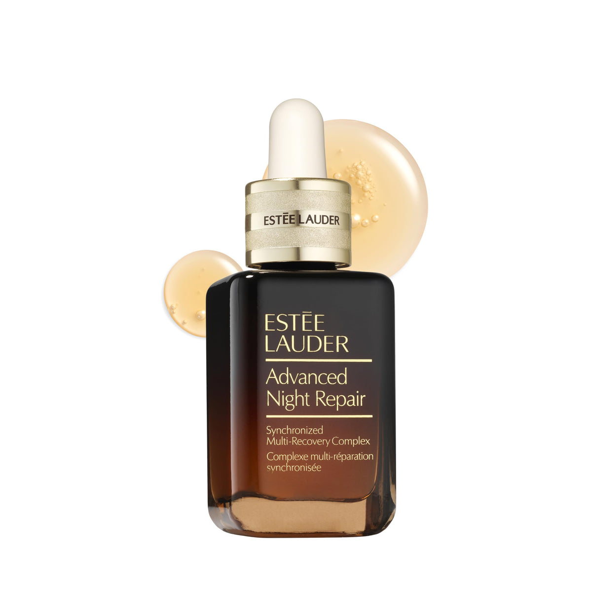 Estée Lauder front bottle image showing sleek packaging and product name benefits