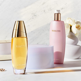 Estée Lauder application on décolletage demonstrating soft coverage and glow