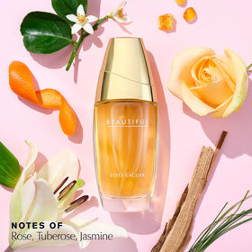 Estée Lauder Beautiful cap and spray detail highlighting precise application benefit