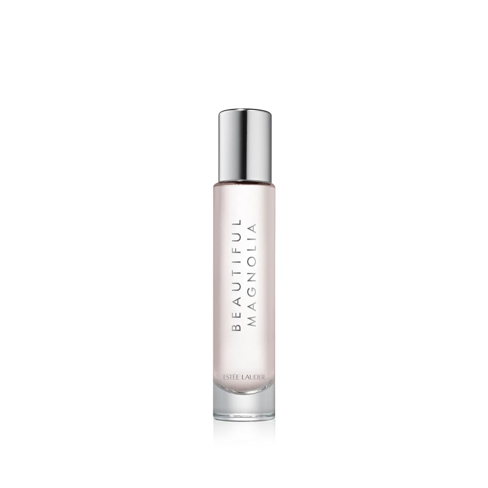 Estée Lauder front bottle showing Beautiful Magnolia travel spray and elegant design benefit portability