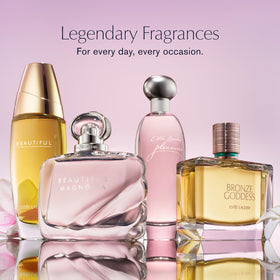 Estée Lauder Beautiful box and label display illustrating brand quality and authenticity