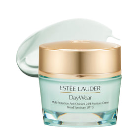 Estée Lauder jar front view showing brand and luxe hydration benefit