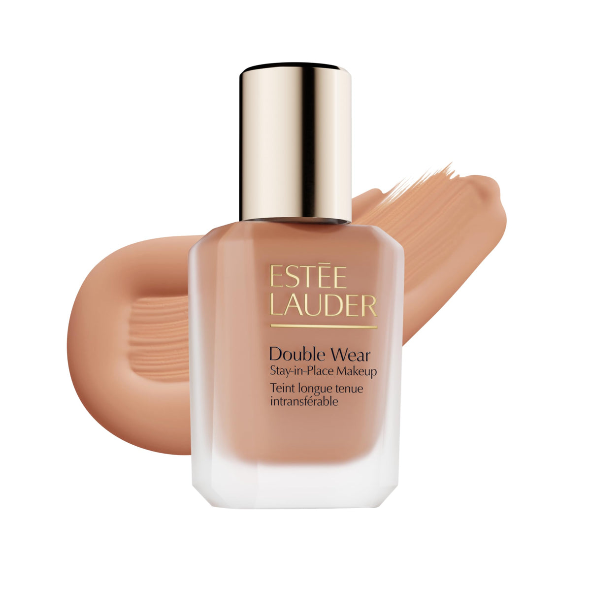Estée Lauder bottle front view showing sleek packaging and long-wear benefit