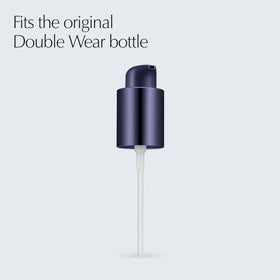 Estée Lauder close-up of pump mechanism highlighting secure fit and controlled flow