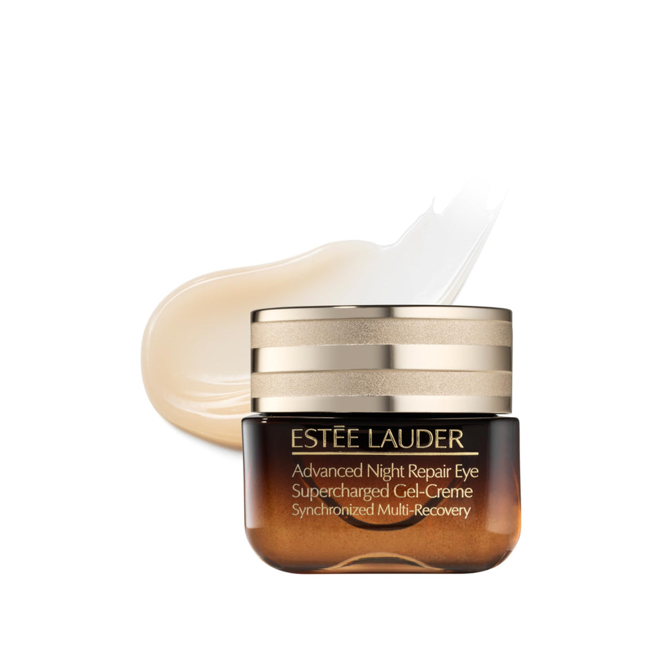 Estée Lauder front jar packaging showing brand and brightening benefit