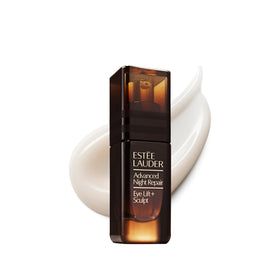 Estée Lauder jar front view showing product and elegant design, conveys luxury