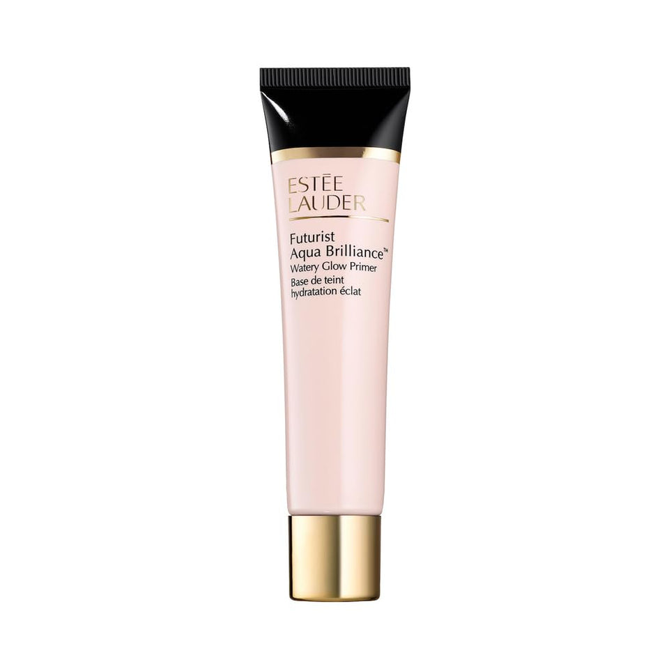 Estée Lauder front bottle showing packaging and elegant design with hydration benefit