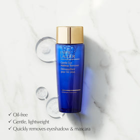 Estée Lauder remover on cotton pad demonstrating quick makeup removal benefit