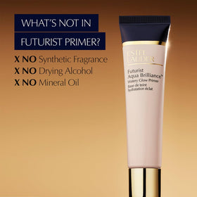 Estée Lauder in hand size comparison showing travel-friendly convenience benefit