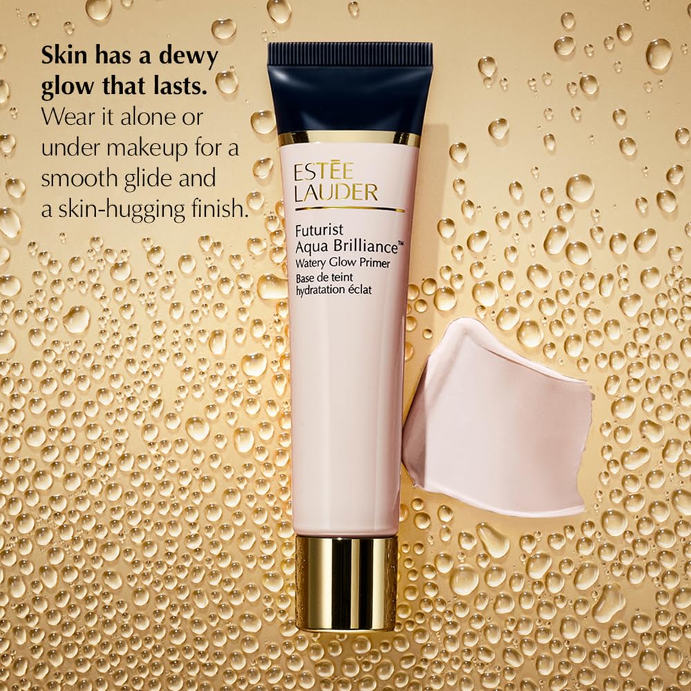 Estée Lauder ingredient panel label showing hyaluronic acids and glycerin benefit