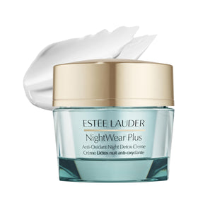 Estée Lauder jar front view showing premium packaging and nightly hydration benefit