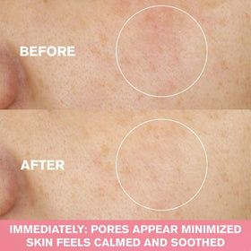 Estée Lauder formula dispensed in hand showing controlled pump for precise use