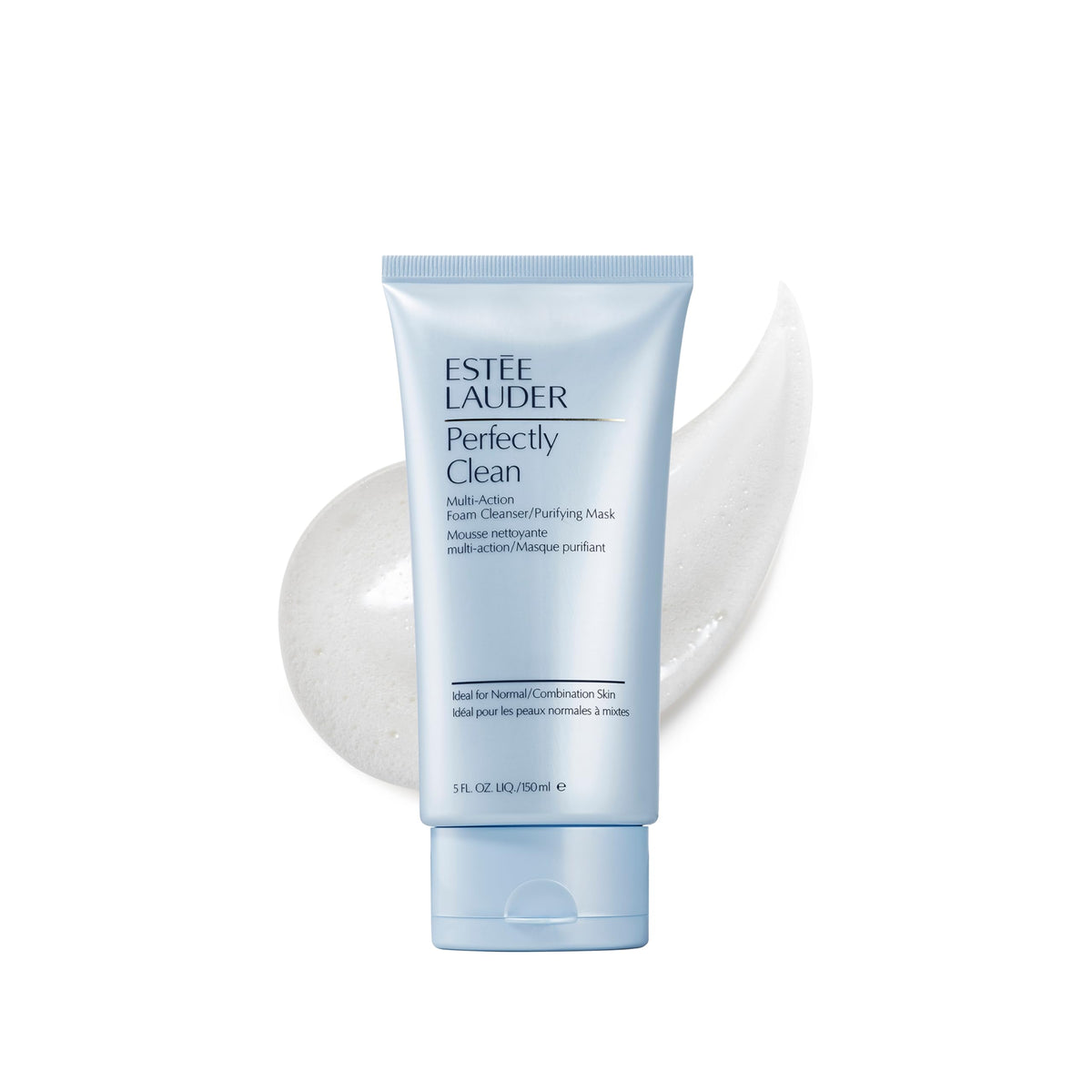 Estée Lauder bottle front view showing label and elegant packaging benefit: recognizable premium branding