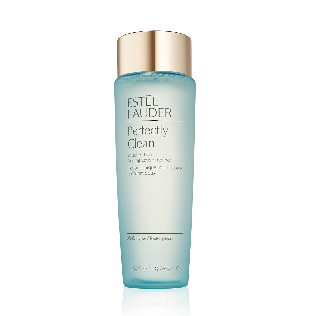 Estée Lauder front packaging showing product and size, highlights convenience