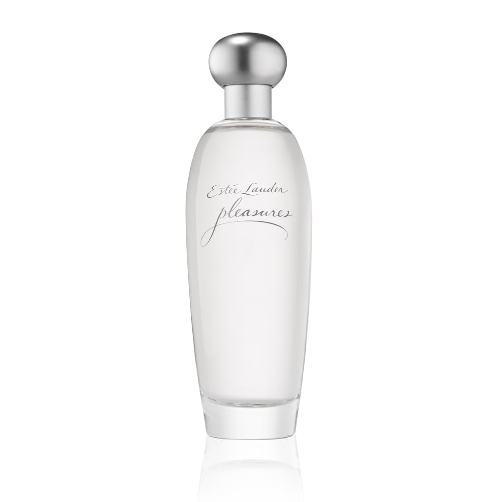 Estée Lauder bottle front view showing elegant label and bright floral appeal