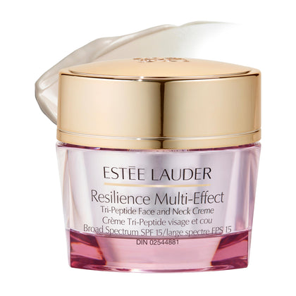 Estée Lauder jar front view showing premium packaging and protective cap