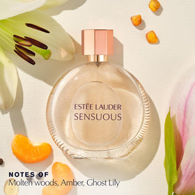 Estée Lauder Sensuous close-up of cap and atomizer highlighting quality finish and easy spray