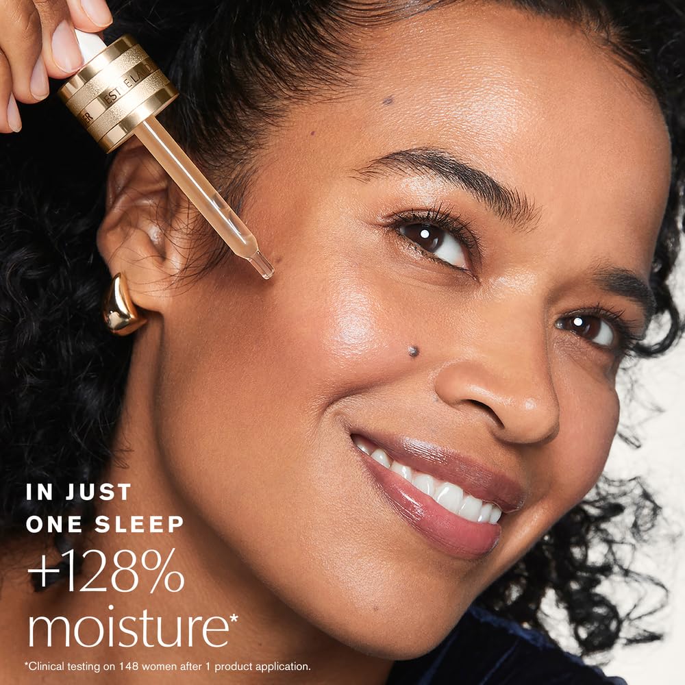 Estée Lauder serum pump dispensing lightweight texture for quick absorption benefit