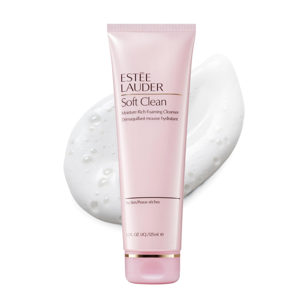 Estée Lauder front bottle view showing elegant packaging and moisturizing benefits