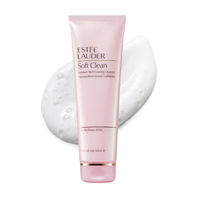 Estée Lauder front bottle view showing elegant packaging and moisturizing benefits