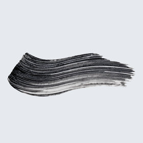 Estée Lauder formula swiped on skin texture, lightweight fibers for plumped lashes