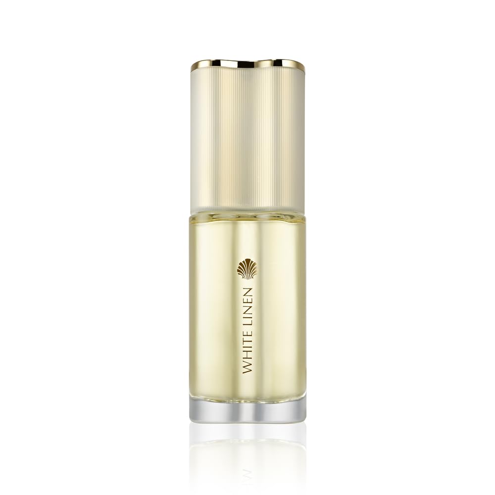 Estée Lauder White Linen front bottle showing elegant packaging and clear branding benefit: classic presentation
