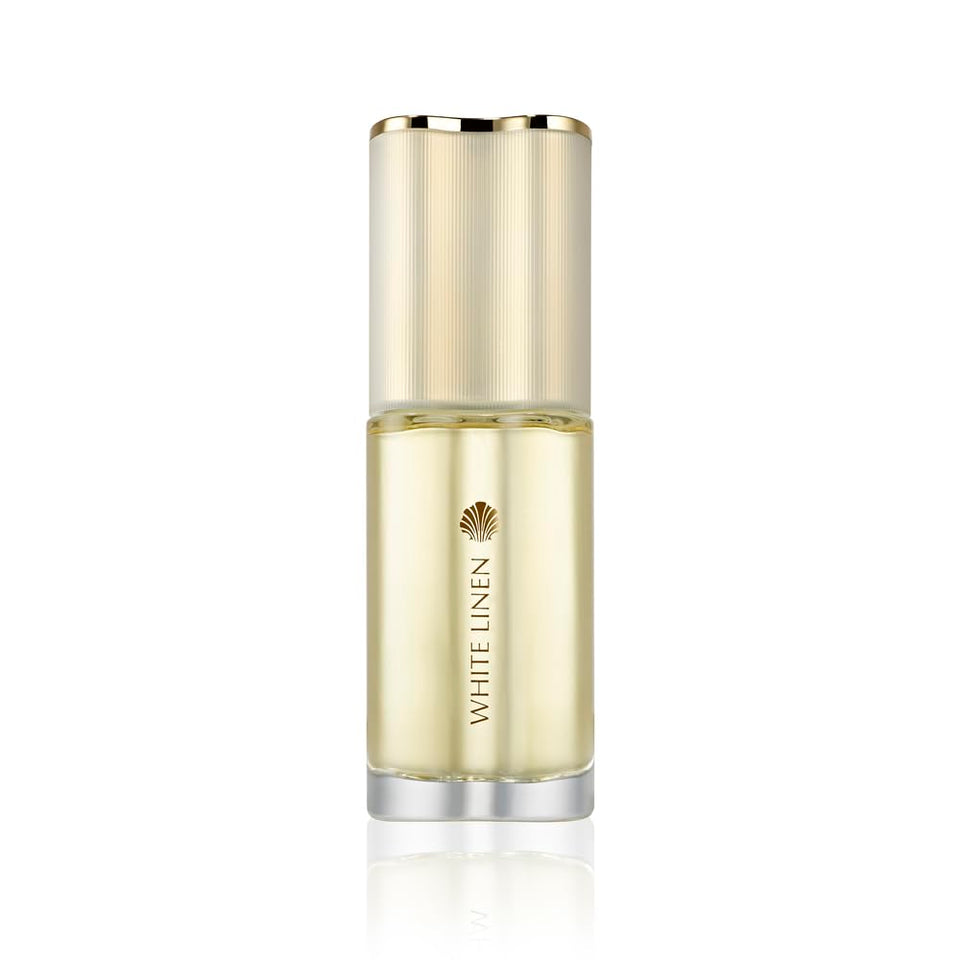Estée Lauder White Linen front bottle showing elegant packaging and clear branding benefit: classic presentation