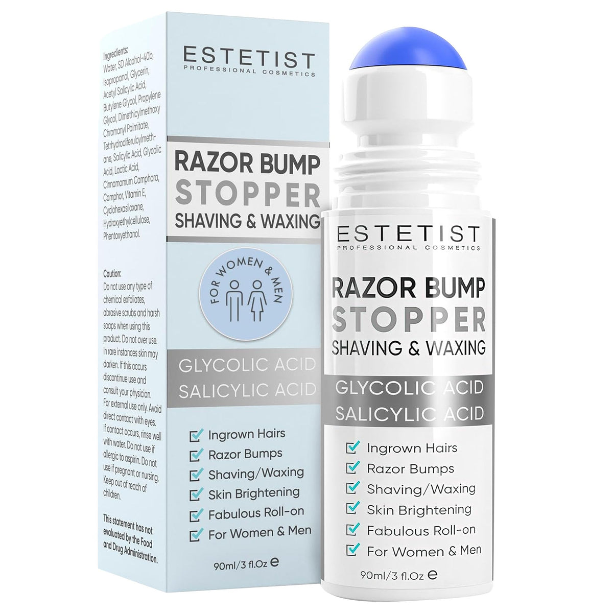 ESTETIST roll-on front packaging showing label and benefits