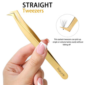 Etercycle 90-degree boot tweezer creating volume fans for faster consistent fan making