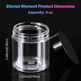 Eternal Moment close-up of black lid with foam liner proving airtight seal