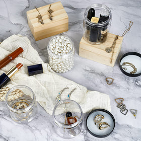 Eternal Moment jar open with DIY slime inside showing craft-friendly, secure storage