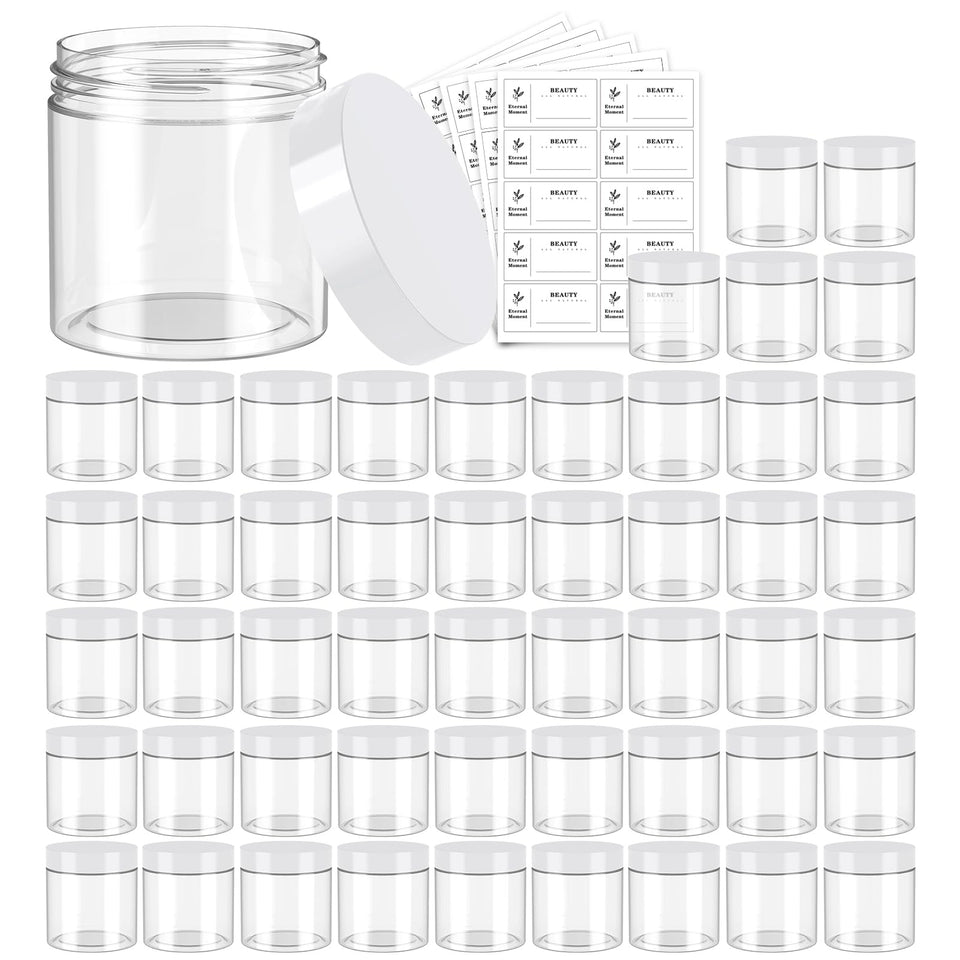 Eternal Moment front view of clear 4oz jar showing clarity and screw lid ease